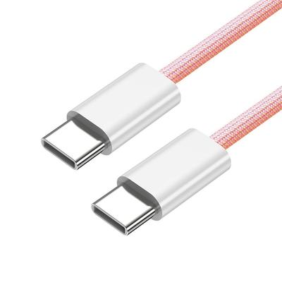 Xiwai Power 480Mbps Data Type C Fast Charging for and Pink Sleeve 27W/65W USB-C Cable, Cable, Phones, Tablets, Laptops, 3m,