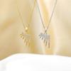 High-End Angel Wings Necklace: Luxury Women's Fashion Clavicle Chain with Versatile Design