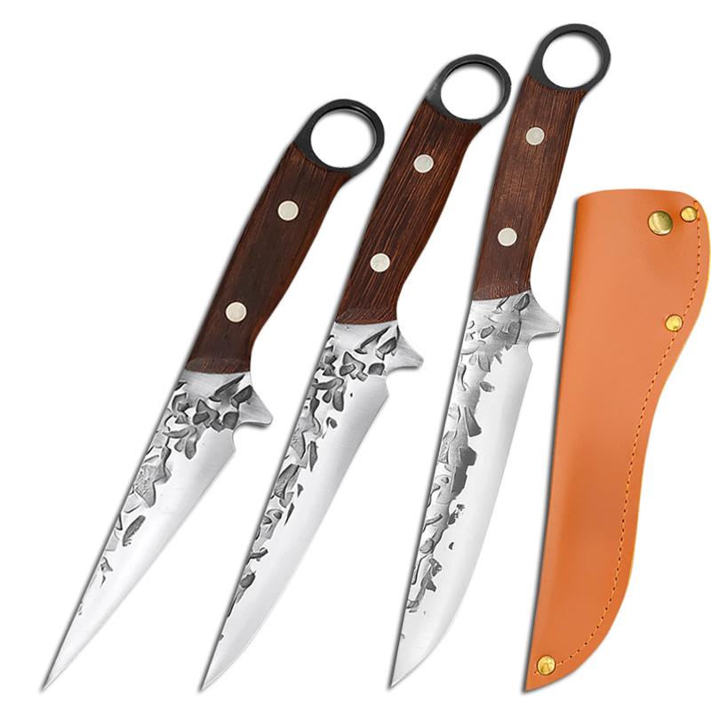 Forging Knife Kitchen Boning Knife Fishing Barbecue Cutting Meat Fish Vegetable Cutter Butcher Knife