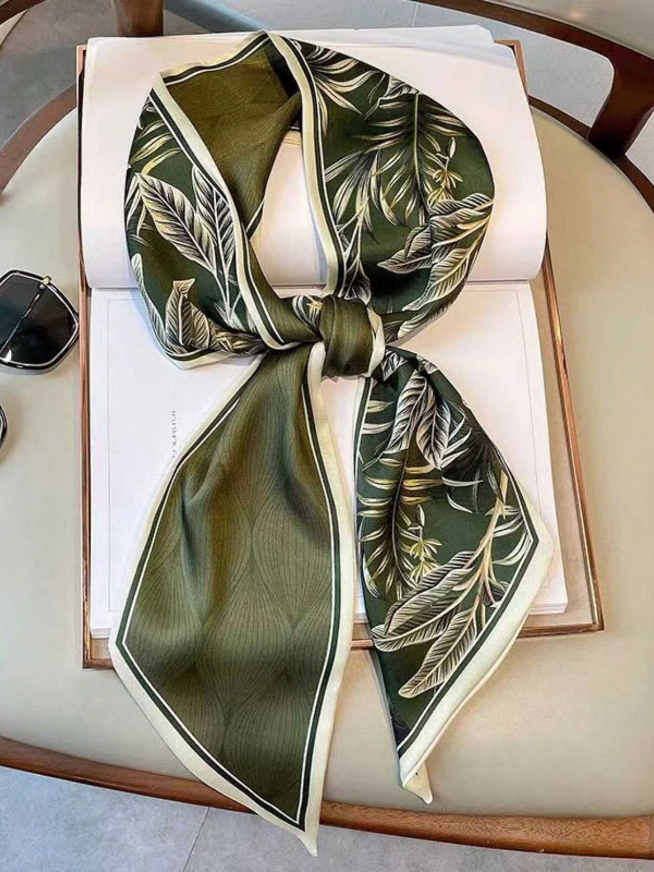 

Женский повседневный квадратный шарф из искусственного шелка весна/лето, профессиональный цветочный принт, повязка на голову, тонкий шейный платок, пояс на талию 13x145cm