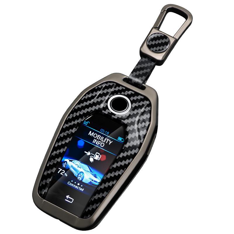 Metal Protective Case for BMW 7 Series LCD Key, X5 Remote, and 6GT Smart Touchscreen