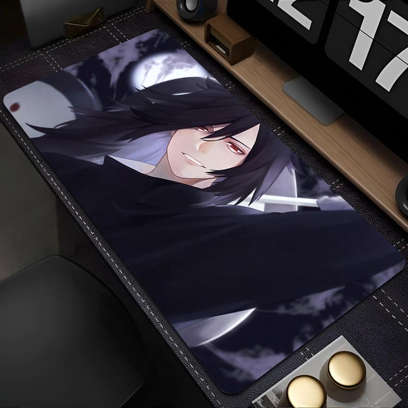 Xcm Mouse Pad Naruto Madara Uchiha Gamer Gaming Accessories Speed Keyboard Rubber Lock Edge Desk Mat Office Laptop Mousepad