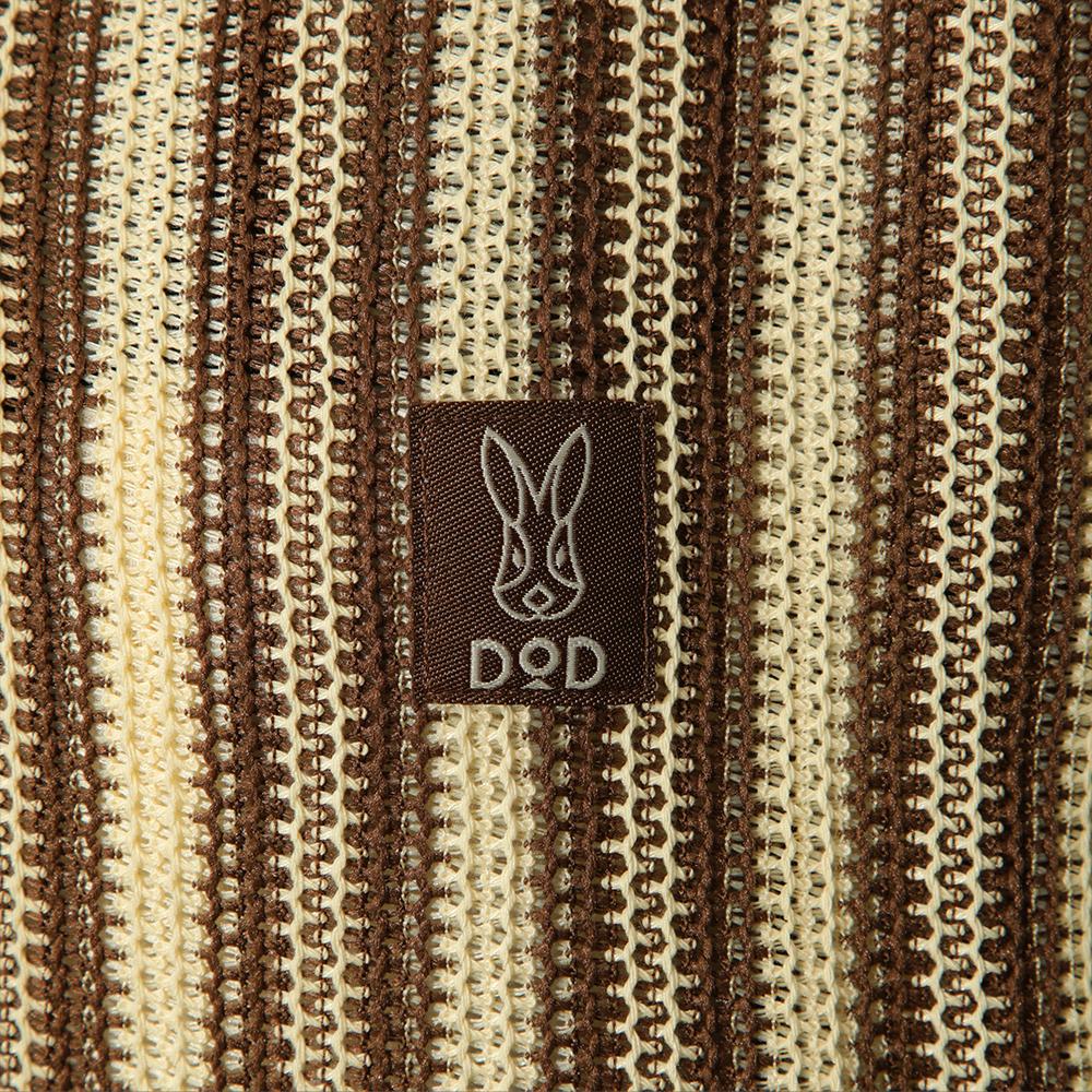 DOD Crochet Zip-Up Hoodie (Tan)