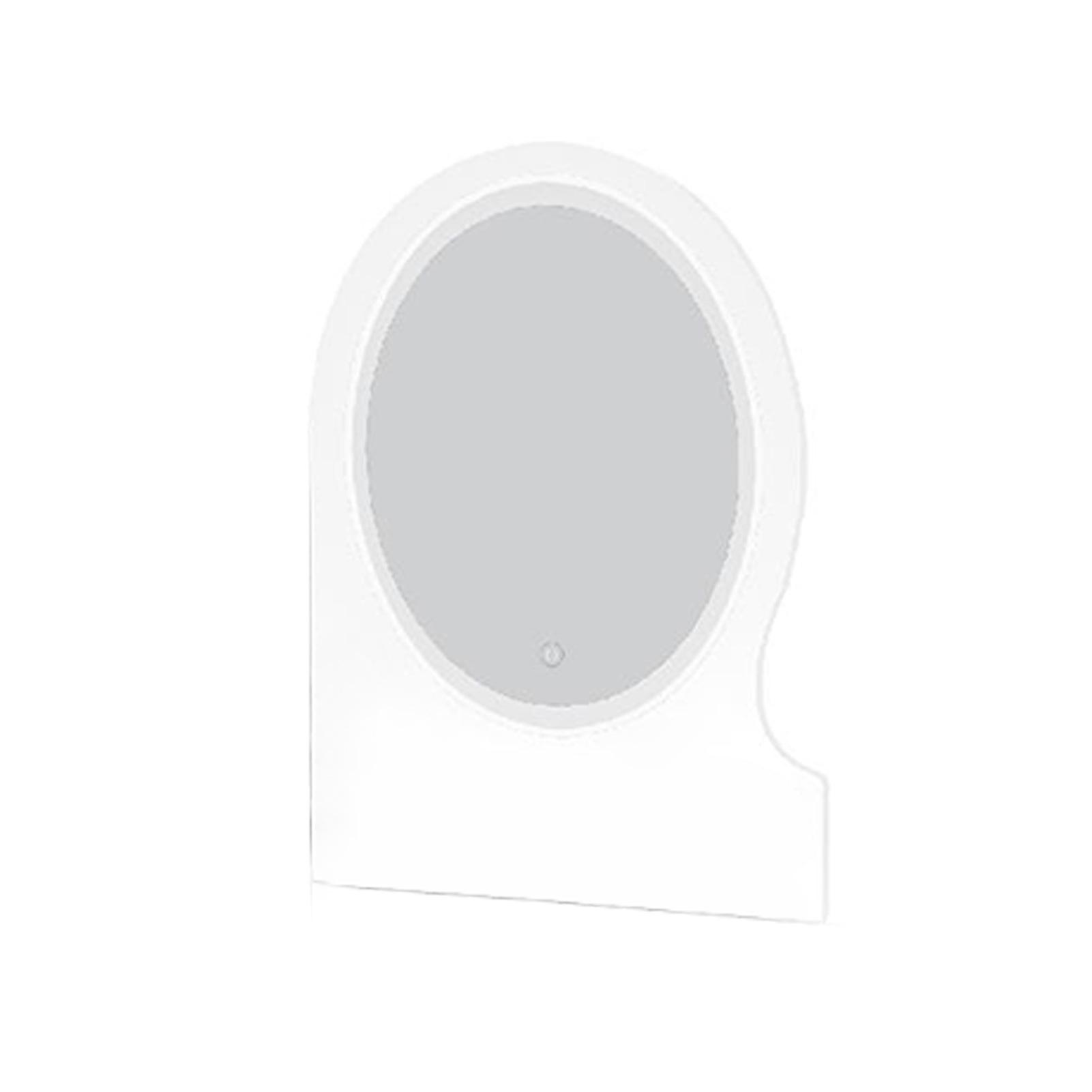 

Современный туалетный столик для макияжа с зеркалом и подсветкой, дополнительные полки для хранения, туалетный столик с 4 ящиками, косметический столик с органайзером