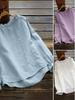 Autumn 2026 Women's Casual Embroidered Ruffle Long Sleeve Top