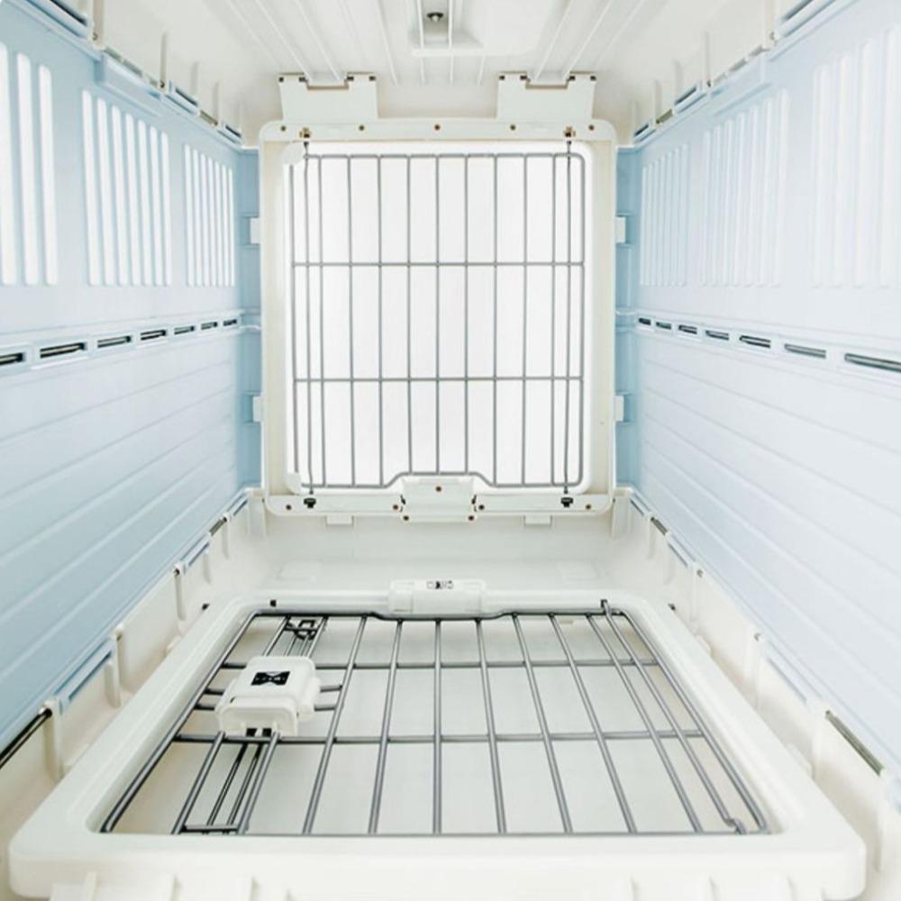 Folding Pet Air Box Portable Cat Cage Car Transport Puppy Carrier Breathable Large Space Dogs Accessories Travel Supplies
