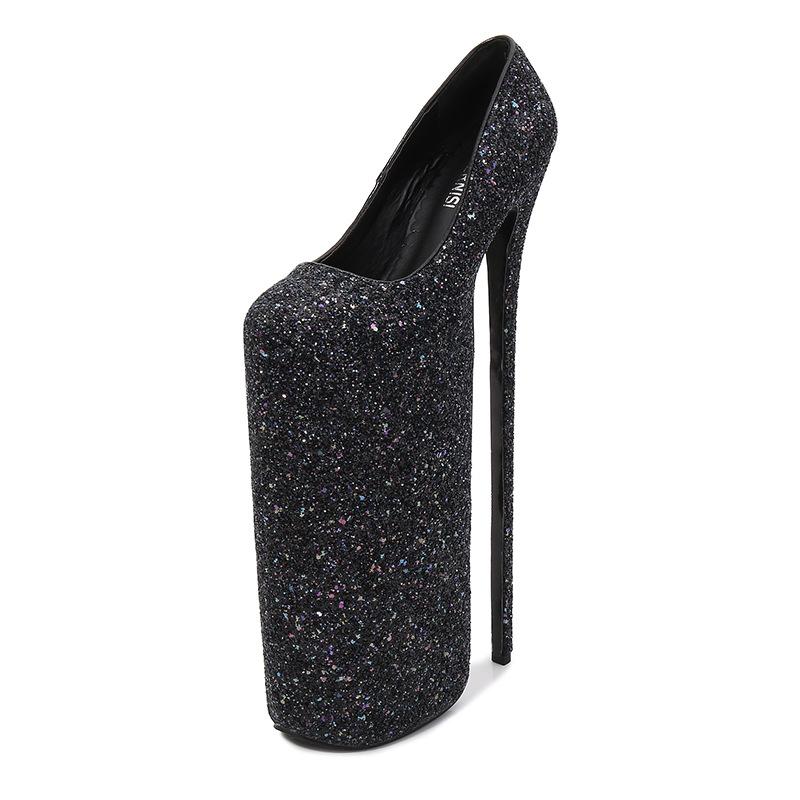 30CM waterproof table large size high heels stiletto sexy women's shoes