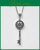 Classic Solomon Magic Array Key Pendant With Alloy Cross Chain For Fashion Ol