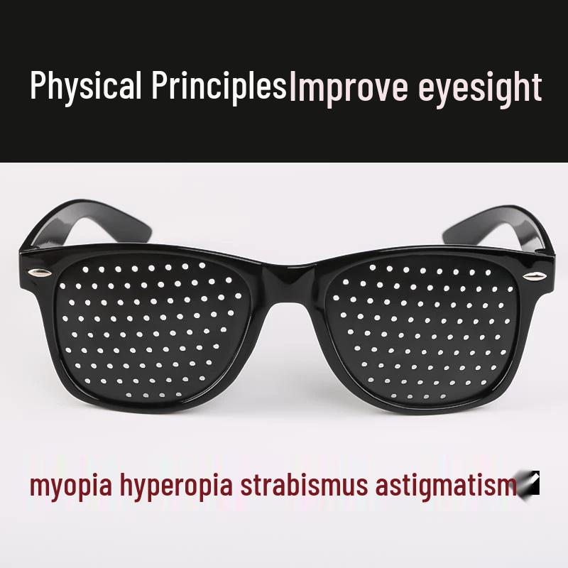 

Унисекс Защитные очки от близорукости и астигматизма - Дизайн с тремя отверстиями, пятью отверстиями и маленькими отверстиями