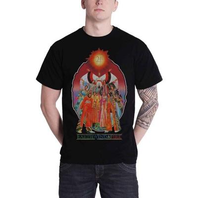 Earth, Wind & Fire Unisex Adult LetÂ´s Groove Back Print T-Shirt