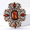 Crystal Brooch for Women Unisex Rhinestone Flower Pins Banquet Party Gifts Jewelry Accessories
