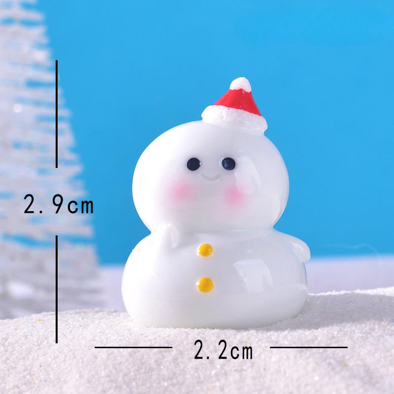 Decorative Items Decorative Items Christmas GiftsChubby SnowmenResin Handicraft Accessories