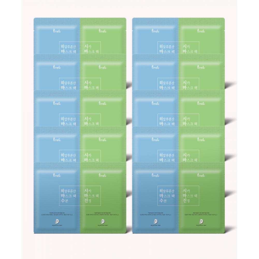 

Prreti Dualsk 2 Sheets 1 Set Moisture Soothing Set 10 Pieces NONE