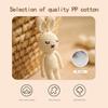 Baby Handmade Rabbit Toys Cute Crochet Bunny Doll Stuffed Cotton Toy Soothing Infant Sleeping Make Sound Birthday Gifts for Kids