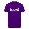 Stunt scooter T Shirt Summer Unisex Short Sleeve Cotton Tshirt Cool Unisex Tshirts JL107