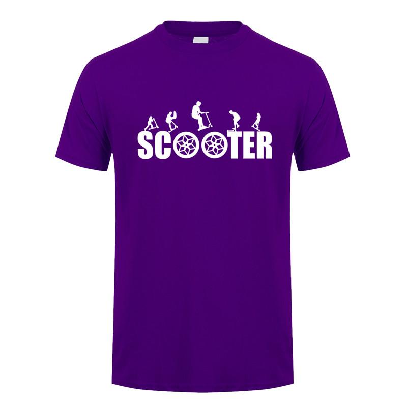 Stunt scooter T Shirt Summer Unisex Short Sleeve Cotton Tshirt Cool Unisex Tshirts JL107