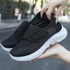 Spring and Summer Breathable Mesh Fly-woven Shoes Women's TEMU Soft-soled Velcro Mother Shoes Comfortable and Lightweight Casual Shoes Women