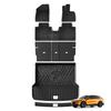 LUCKEASY Right Drive for Zeekr 7X RWD 2026 2025 (Not Fit AWD) All -Weather Floor Mats Seat Back Protector Storage Tray Black