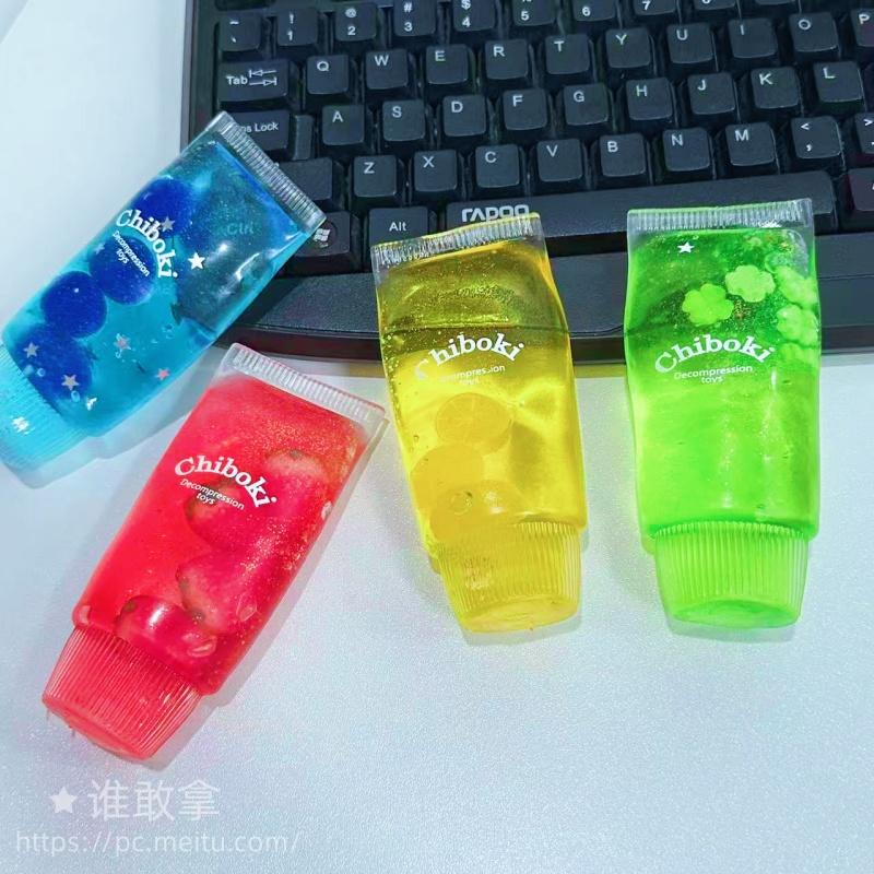 Toothpaste Pinch Le New Crystal Clay Creative Toy Portable, Fun, Relaxing, Slow Rebound