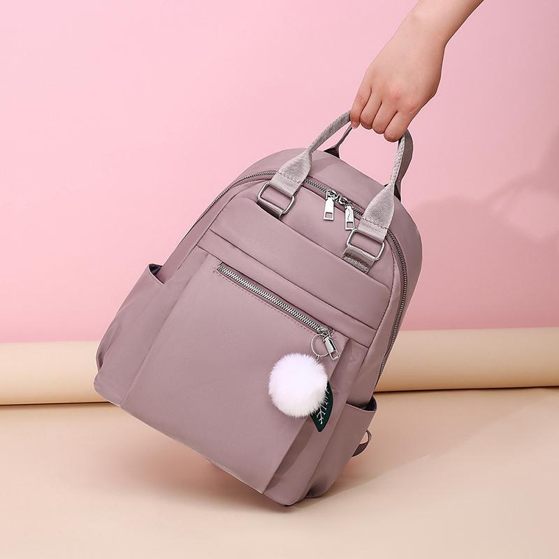 Schoolbag1011 new backpack women's canvas business travel commuter backpack large capacity laptop student schoolbag