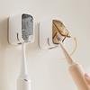 Wall Mounted Storage Rack Dustproof Waterproof Toothbrush Storage Rack Non Perforated Wall Storage Rack Home Storage Supplies