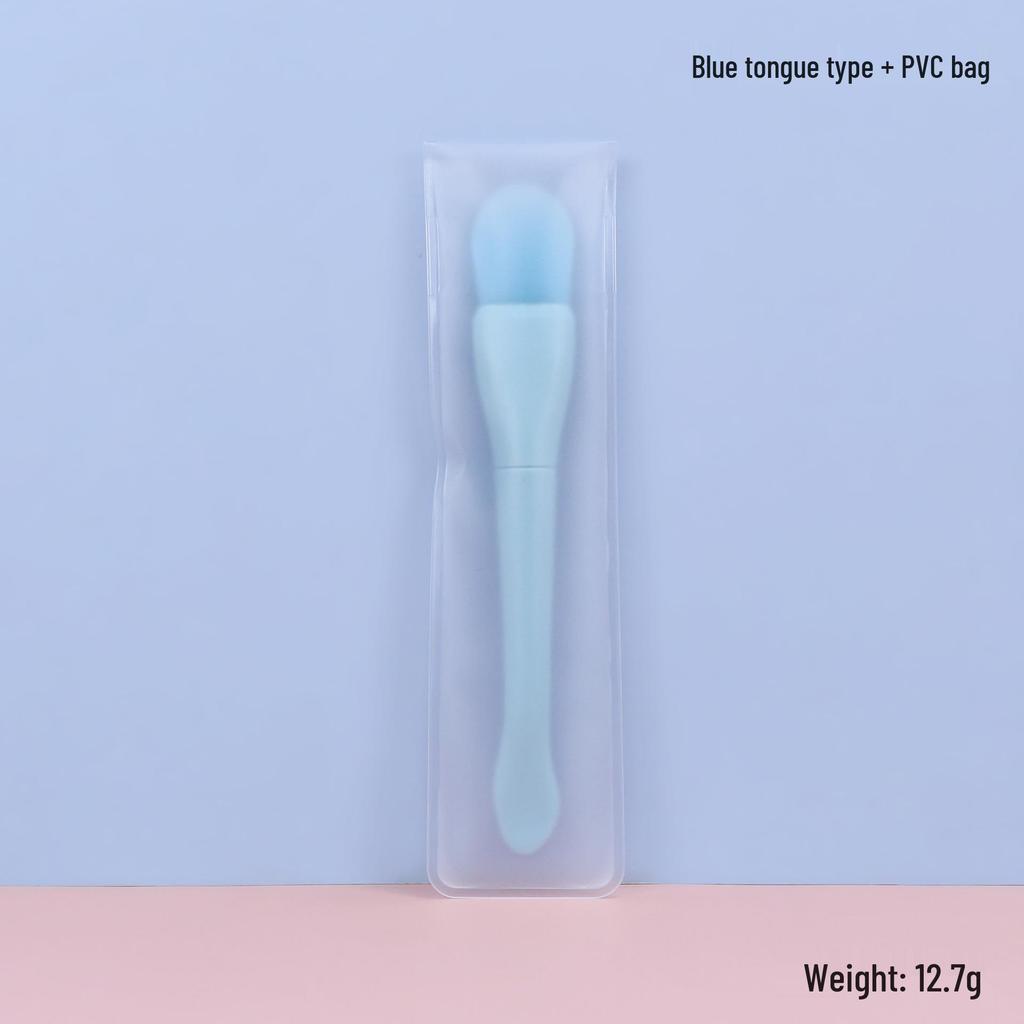 Doppelköpfiges Silikon-Maskenpinsel-Set: Fischschwanzlöffel zum Mischen, Auftragen, Auslöffeln und Entfernen von Schlammmasken