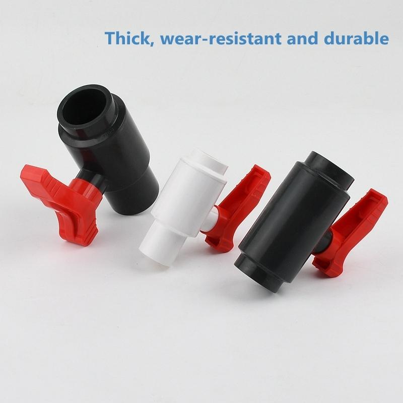 1PC 20-63mm PVC Ball Valve Dual Purpose Valve Plastic Switch Garden Irrigation Fish Tank Accessories Water Supply Pipe Joint