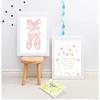 Poster Cartoon Wall Pictures Bedroom Baby Room Decor Pink Dress Canvas Print Nursery Art Nordic Painting Girl Ballet