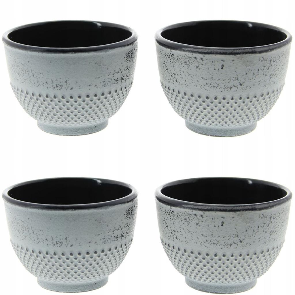 CAST IRON KETTLE 1.5L TEA STRAINER 4x CUPS PLATE