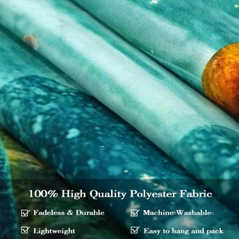 YEXIT Fairy Tales Magical Forest Tapestry, Nature Tree of Life with Elves Landscape Tapestry Wall Hanging for Living Room BedRoom Decoration Green