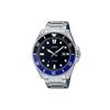 MDV-107 Series 200M Depth Waterproof Quartz Movement Stainless Steel Strap Watch Men Watches Black MDV-107D-1A2