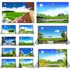 Spring/Summer Events,Indoor/Outdoor,Flower Decor,Party Backdrop,Photo GallerBlue Sky White Clouds Wall Tapestry Backdrop