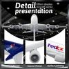 1/400 Replika Fedex Airways A380 Diecast Flugzeugmodell 16CM Kunststoffbasis Fahrwerk Legierung Spielzeug Flughafen Verkehrsflugzeug Dekoration