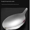 ZISIZ Korean Style Stainless Steel Long Handle Thickened Soup Spoon