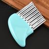 Kitchen Gadget for Vegetables Stainless Steel Potato Cutter, Wavy Blade French Fry Slicer, Manual Durable Food Slicer Tool Energy Saving Chopper