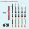 Cross-Wood Telescopic Metal Reel Bass Rod - Ultra Short, Lightweight, Popular In Europe & America