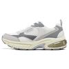 SKECHER STREET Women White Gray Low Top Dad Shoes Comfortable Versatile Wear Resistant 177352-WGY