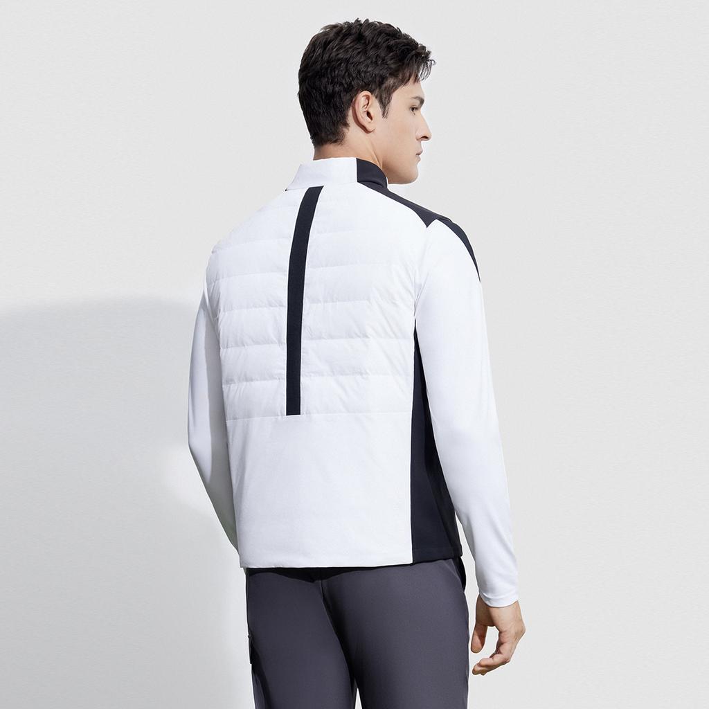 New FILA Down Vest Men's Jade White A11M345908F-WT