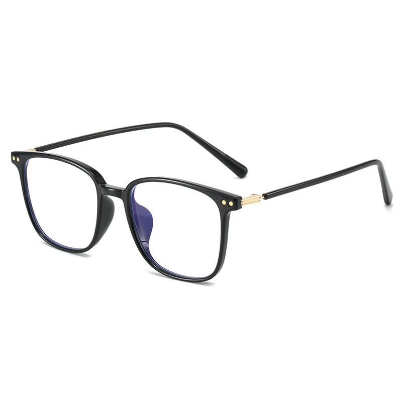 Ochelari de Miopie Anti-Lumină Albastră Bărbați Ochelari Retro Poligonali cu Ramă Metalică Ochelari cu Ramă Business Ochelari Plați