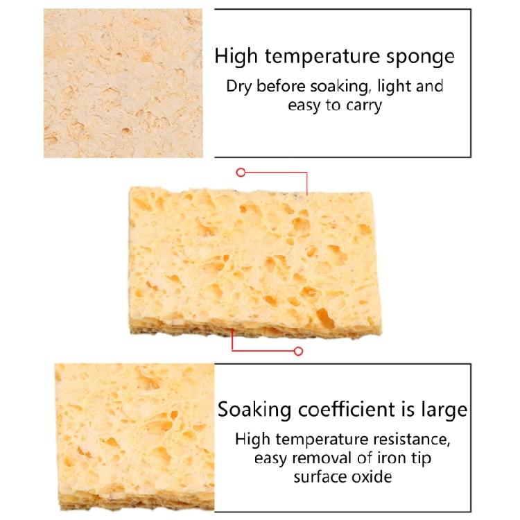 5Pcs Soldering Sponge Cleaning Sponge Replacement Industrial Sponge For Soldering Table Cleaning Wire Scrubbers