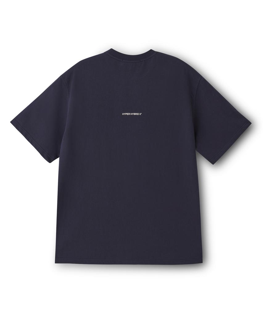 HYII Unisex Sunflower Print T-Shirt [Navy]