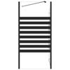 Vidaxl Striped Bathtub Screen, 120X68X130 Cm, Tempered Glass