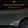 TPU Transparente Lackschutzfolie für Avatr 11 Türkanten, Kratzfest, Vorne & Hinten