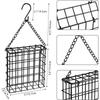 Square Suet Ball Bird Feeder Rust Resistant Bird Food Container Bird Food Device  Tree Hanging