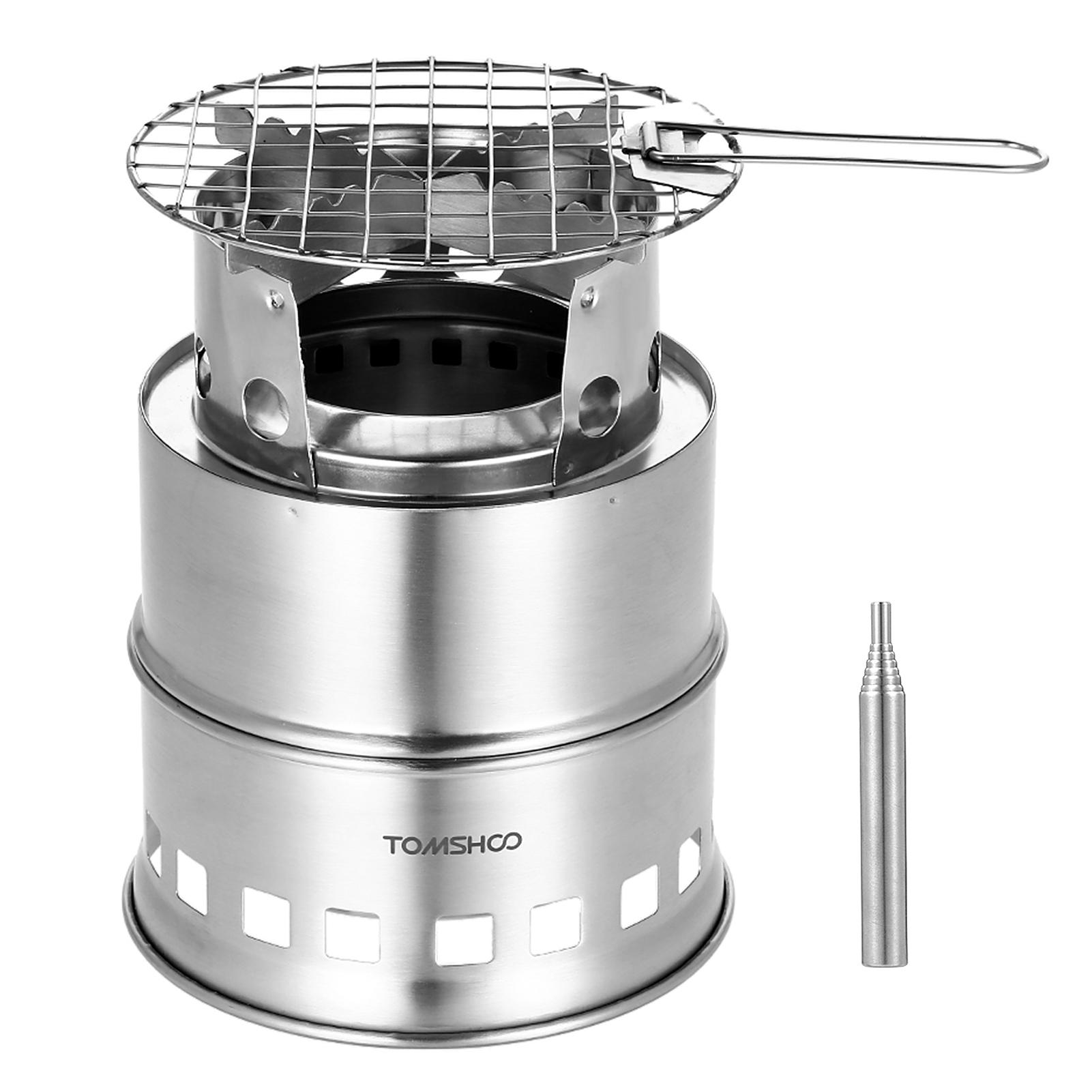 

Складная дровяная печь для кемпинга серебряный