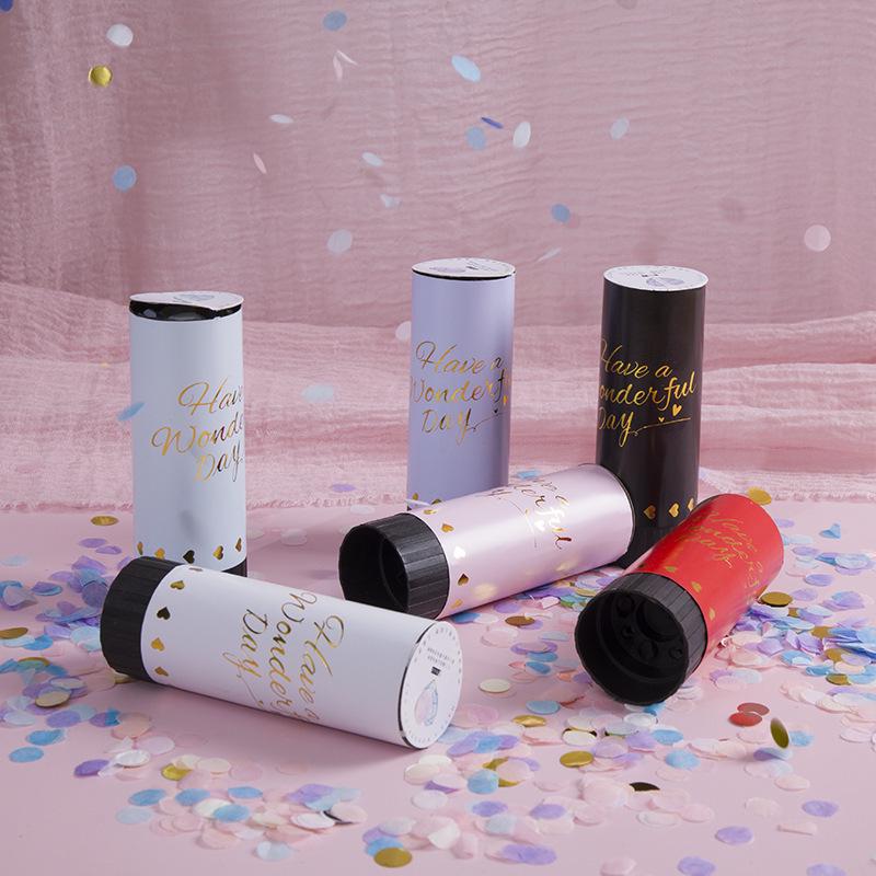 Colorful Macaron Flower Fountain Handheld Firecracker for Birthdays & Weddings