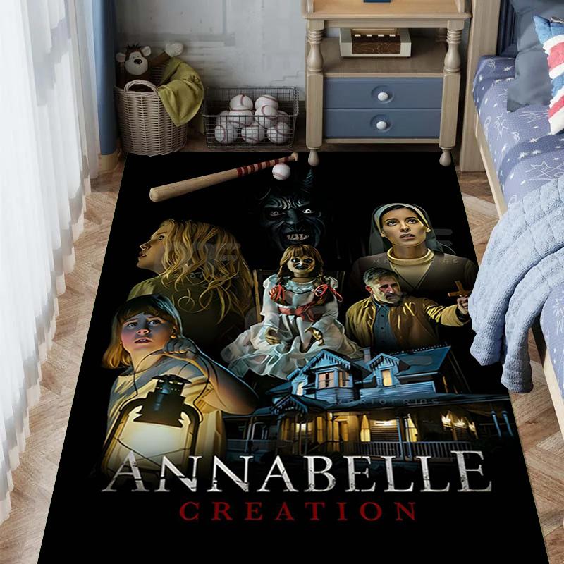 Darkness Unleashed: Annabelle's Creation carpet floor mats Doormat Room Dormitory decoration Bathroom mat