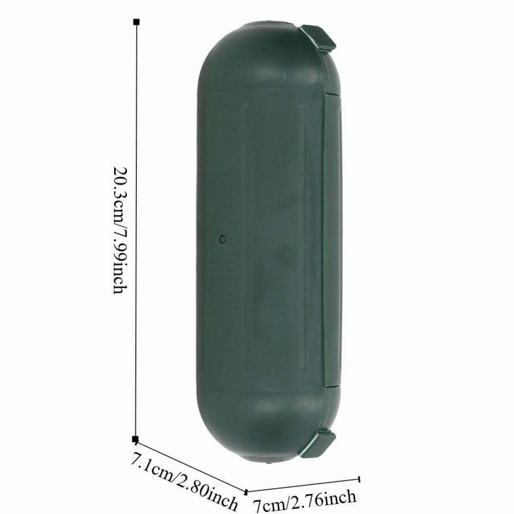 for AWG 14/16 Cords Outdoor Extension Cord Safety Cover with Claw Adjustable Compartment Outdoor Extension Cord Cover Green