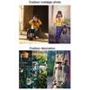 1Pc 25Cm Bronze Kerosene Lamp Retro Horse Lamp Camping Lamp Outdoor Tent Lamp Emergency Camping Portable Hanging Lamp