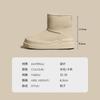Soft leather version~ thick-soled inner heightening snow boots women's 2024 new winter piled thickened heightening cotton shoes women's shoes
